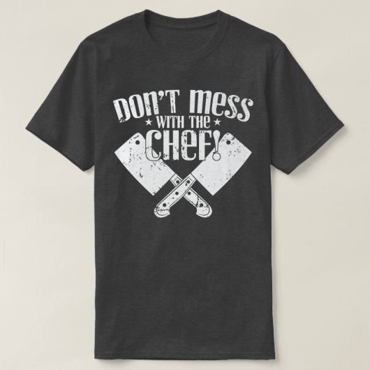 調理師に付き合うな Tシャツ (デザイン正面)