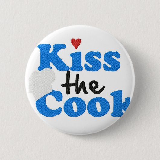 調理師に接吻して下さい 缶バッジ (正面)