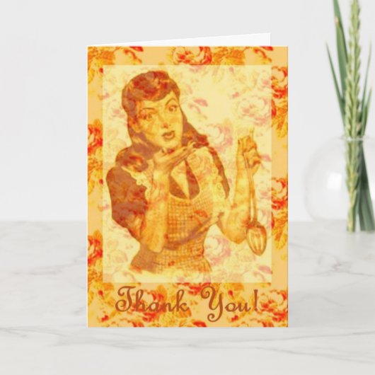 調理師に…接吻して下さい サンキューカード (正面)