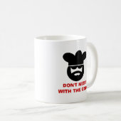 調理師のコーヒー・マグによって台なしにしないで下さい コーヒーマグカップ (正面右)