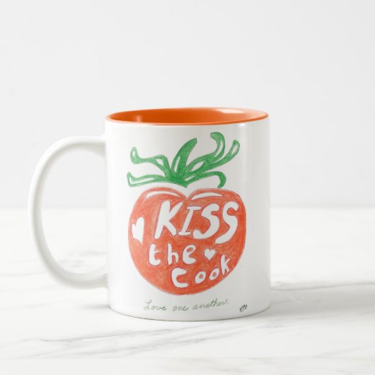 調理師のコーヒー・マグに接吻して下さい ツートーンマグカップ (左)