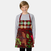 調理師のヘルパークックアウトスパイシー調理師エプロン エプロン (着用した状態)