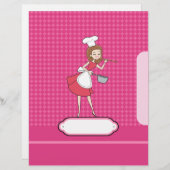 調理師のページ区切り/カバー (正面/裏面)