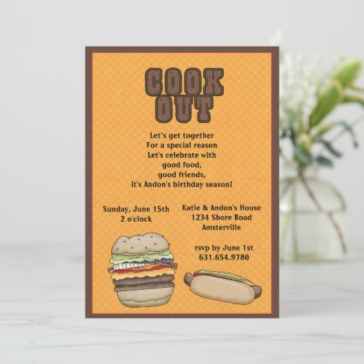 調理師の招待状 招待状 (スタンド正面)