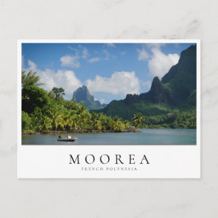 調理師の湾、フランス領ポリネシアのMoorea ポストカード