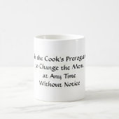 調理師の特権 コーヒーマグカップ (中央)