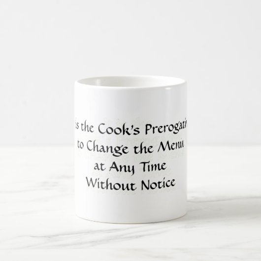 調理師の特権 コーヒーマグカップ (中央)