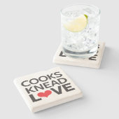 調理師は愛を練ります ストーンコースター (横)
