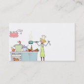 調理師またはシェフのための名刺 名刺 (裏面)