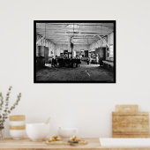 調理師アット兵士の休憩アレクサンドリア， VA 1865 ポスター (キッチン)