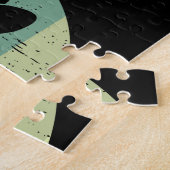 調理師カヤックサンセット ジグソーパズル (側面)