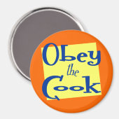 調理師キッおもしろいチンことわざ磁石に従う マグネット (正面/裏面)