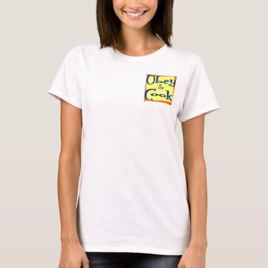 調理師キッおもしろいチンことわざTシャツに従う Tシャツ (正面)