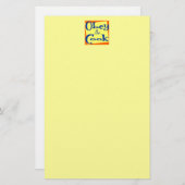 調理師キッチンことわざ文房具に従う 便箋 (正面/裏面)