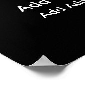 調理師キッチンまたはレストランに愛 ポスター (角)