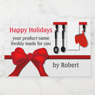 調理師クリスマスギフトJARラベル フードラベル