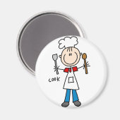 調理師スティック形磁石 マグネット (正面/裏面)