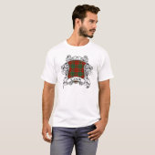 調理師タータンチェックシールド Tシャツ (正面フル)