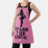 調理師バレンタインデーの妻ピンクエプロンをスパンク エプロン (インサイチュ)