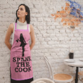 調理師バレンタインデーの妻ピンクエプロンをスパンク エプロン