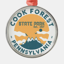 調理師フォレスト州パークペンシルバニア – Paヴィンテージ メタルオーナメント