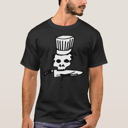 調理師フリーまたはダイ Tシャツ (正面)
