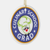 調理師学校卒業 セラミックオーナメント (右)
