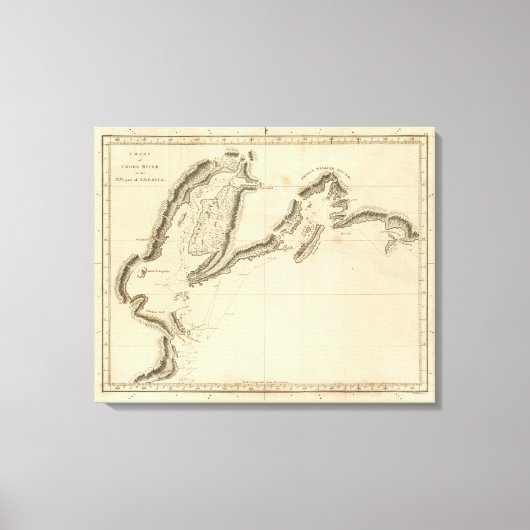 調理師川（アラスカ） キャンバスプリント (正面)