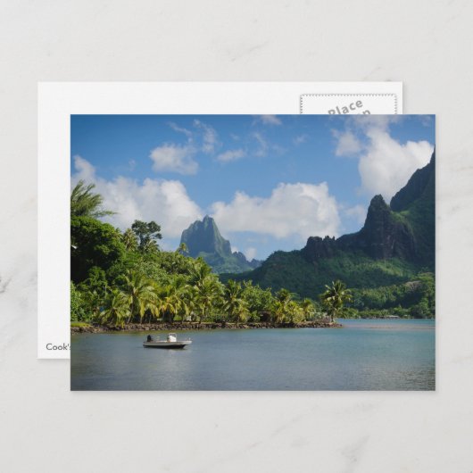 調理師湾モーレア葉書 ポストカード (正面/裏面)