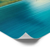 調理師湾，ムーアフランスのア，ポリネシア水色 ポスター (角)