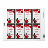 調理師用具アイコンギフトラベル ラベル (フルシート)