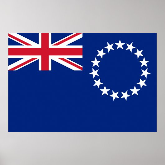 調理師諸島国旗のポスター ポスター (正面)