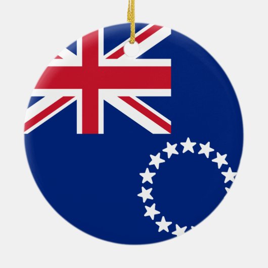 調理師諸島国旗 セラミックオーナメント (裏面)