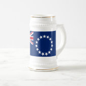 調理師諸島国旗 ビールジョッキ (正面右)