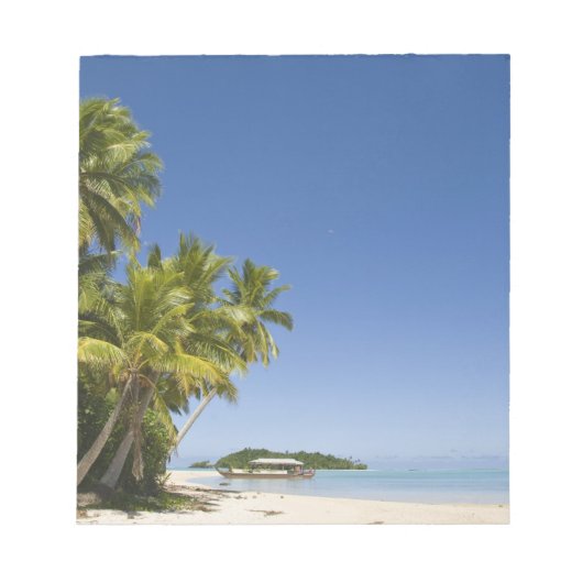 調理師諸島、アイツタキ。~へのポリネシアのカヌー旅行 ノートパッド (正面)