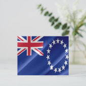 調理師諸島 – 国旗を振る –  ポストカード (スタンド正面)