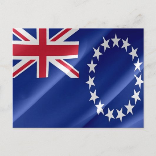 調理師諸島 – 国旗を振る –  ポストカード (正面)