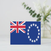 調理師諸島 – 国旗 –  ポストカード (スタンド正面)