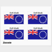 調理師諸島 長方形シール (シート)