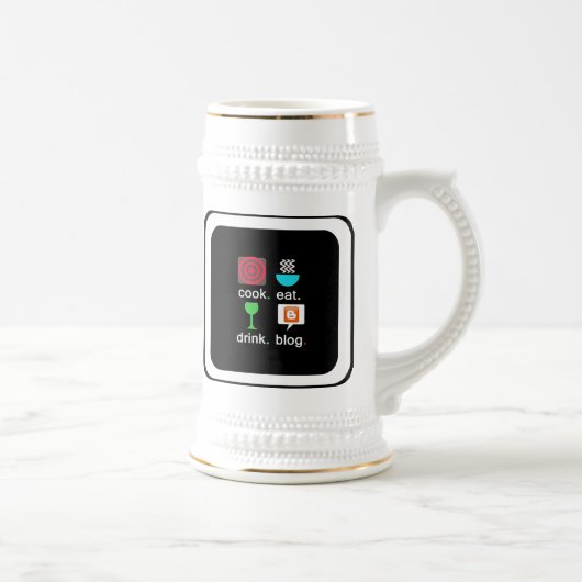「調理師食べ.飲みなさい。ブログ。」 スタイン ビールジョッキ (右)