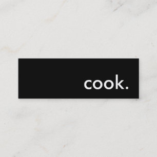 調理師。 スキニー名刺