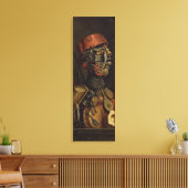 調理師(パネル上の油) キャンバスプリント (インサイチュ (リビング))