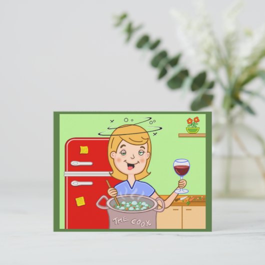 調理師 ポストカード (スタンド正面)