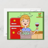 調理師 ポストカード (正面/裏面)