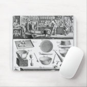調理師、菓子職、サービス係 マウスパッド (マウス)