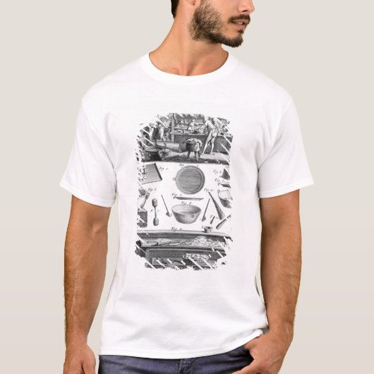 調理師、菓子職、サービス係 Tシャツ (正面)