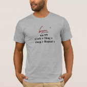 調理師>Shag>Sleep>Repeat Tシャツ (正面)