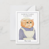 調理師CATトレーディングカード ノートカード (正面)