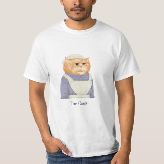 調理師CATメンズバリューTシャツ Tシャツ (正面)