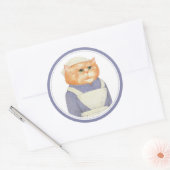 調理師CATラージラウンドシール ラウンドシール (封筒)